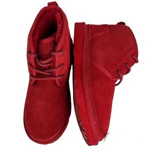 NWOT! UGG Neumel II Boot Samba Red Suede Women Ankle Booties Sz 5